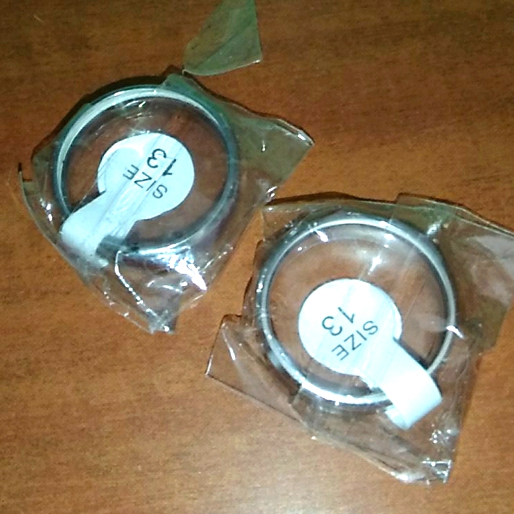 2 mens engagement/wedding bands